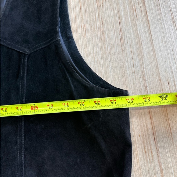 Vintage Cripple Creek Men’s Western Suede Leather Vest - Picture 4 of 6